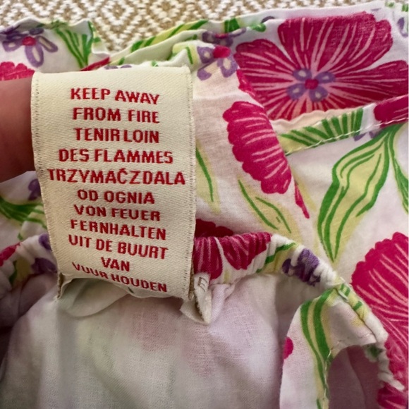 🌟3/$20🌟 Cynthia Rowley Girls Size 7 Small Pink Floral Dress Summer Sundress - Picture 5 of 7